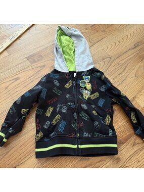 Marvel 4T Boys Super Hero Hooded Jacket Hulk Captain American